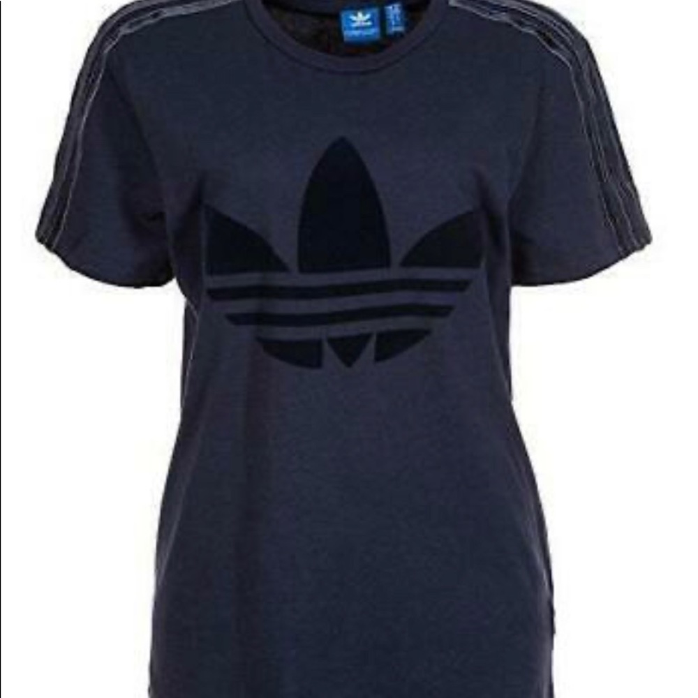 ADIDAS ORIGINALS RARE VINTAGE BOYFRIEND TEE - Picture 2 of 6
